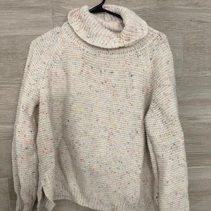 Super CUTE ‘Funfetti’ turtleneck Knit Sweater